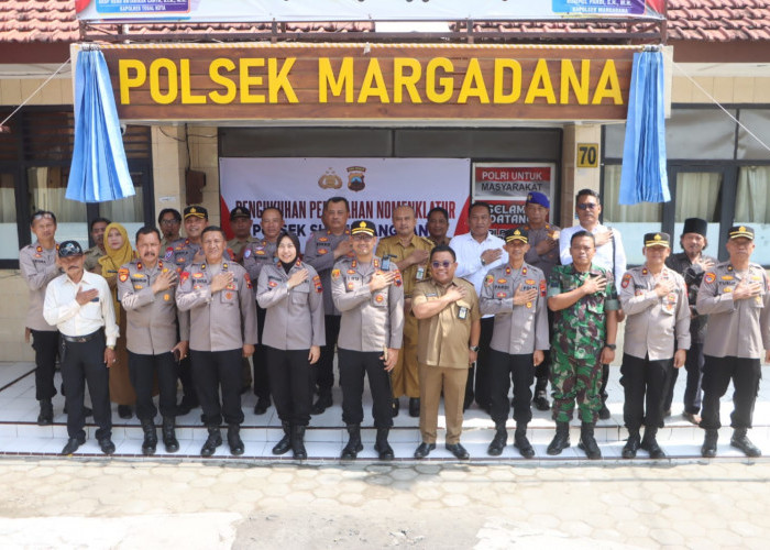 Polsek Sumurpanggang Kota Tegal Resmi Berganti Nama Menjadi Polsek Margadana