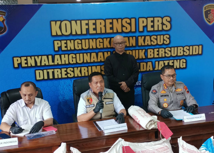 Polda Jateng Bongkar Penyelewengan Pupuk Subsidi, 3 Tersangka Diamankan dan 300 Sak Disita