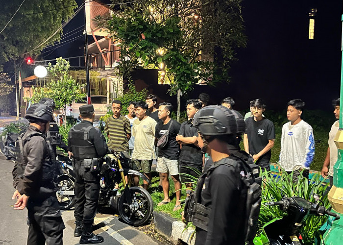 Sisir Kejahatan Malam Hari, Tim Siraju Polres Jepara Gentayangan Dijalanan 