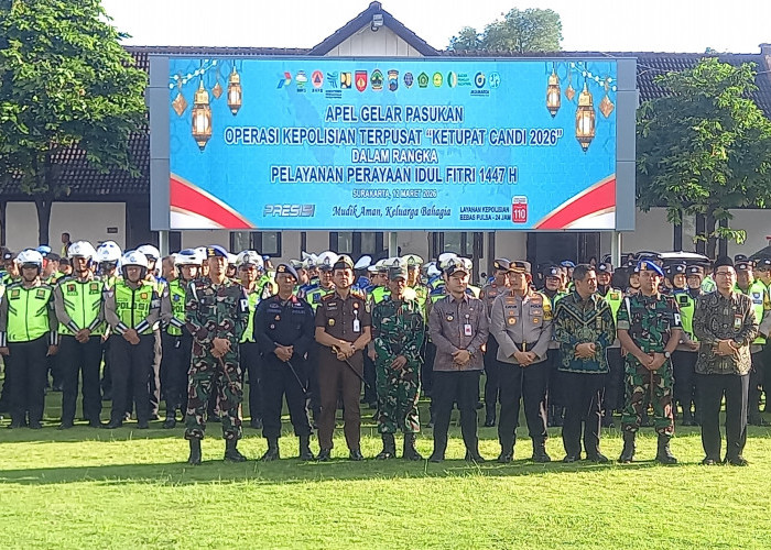 Operasi Ketupat Candi 2026, Polresta Solo Siagakan 1.000 Personel