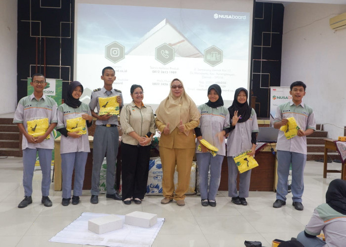 DPIB SMKN 3 Tegal Gandeng PT Nusa dan CITICON, Bekali Siswa Pengetahuan Material Konstruksi Modern