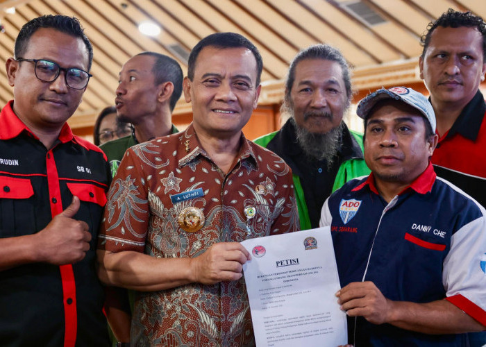 Luthfi Kawal Aspirasi Driver Ojol Jateng, Siap Perjuangkan Payung Hukum Transportasi Online