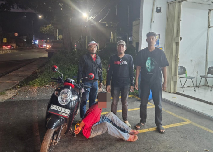 Diduga Curi Motor, Pria Ini Dibekuk saat Belanja di Minimarket Batang
