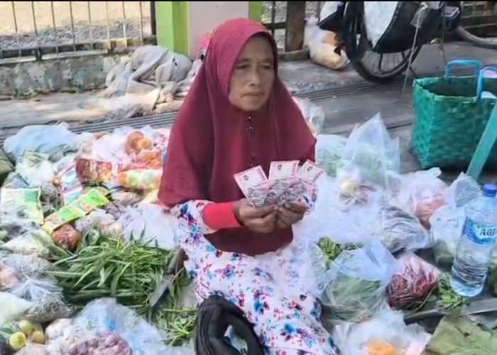VIRAL! Nasib Apes Pedagang Sayur di Blora, Kena Tipu Uang Palsu Pecahan Rp 100 Ribu