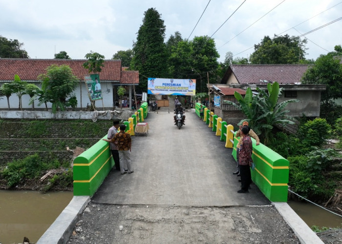 Warga Bersyukur Jembatan Sungai Sibiyuk Kabupaten Tegal Sudah Diperbaiki