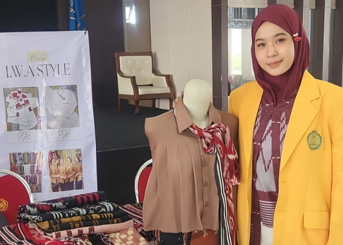 Kisah Bai'atu Izza, Mahasiswi UMKU Sulap Modal Rp3 Juta Jadi Bisnis Fashion Tenun Troso Beromzet Menjanjikan
