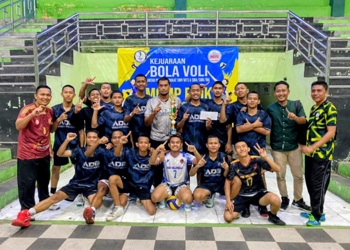 Tim Bola Voli SMKN 1 Adiwerna Kabupaten Tegal Juara Kejurkab MGMP PJOK SMK  ‎