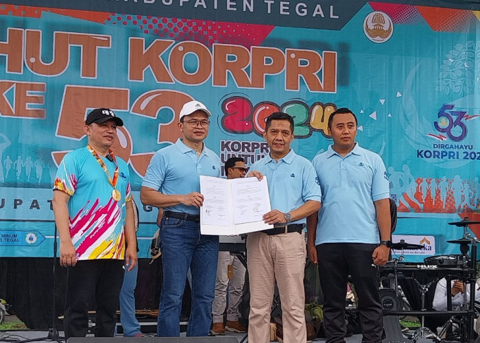 Fun Run 5K Warnai Puncak Peringatan HUT ke-53 Korpri di Kabupaten Tegal 