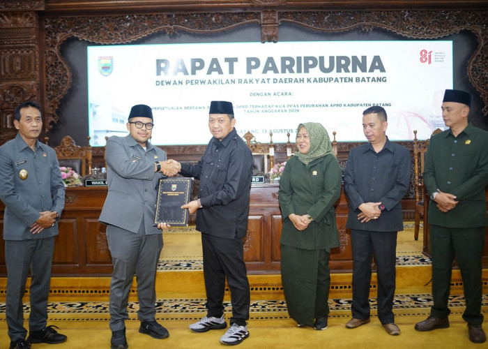 DPRD Batang dan Bupati Sepakati KUA-PPAS Perubahan 2026, 70 Persen untuk Jalan