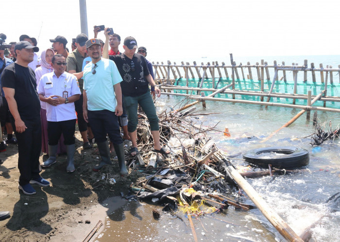 Abrasi Pantai Kramatsari Pemalang Semakin Parah, Ahmad Luthfi Instruksikan Perbaikan Tanggul Kandang Jangkrik