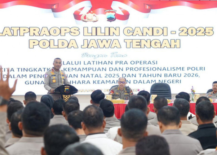 Polda Jateng Gelar Latpraops Lilin Candi 2025, Terapkan Paradigma Hospitality dan Safety dalam Pengamanan Nata