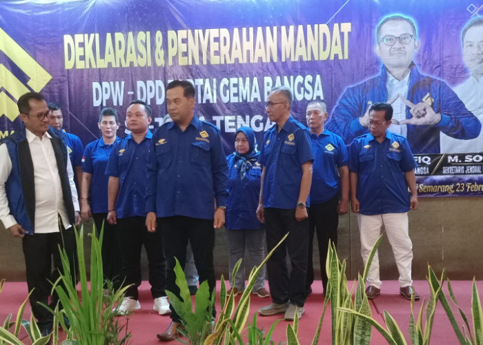 Partai Gema Bangsa Jateng Deklarasikan Kepengurusan di 35 Kabupaten/Kota, Target Lolos verifikasi faktual