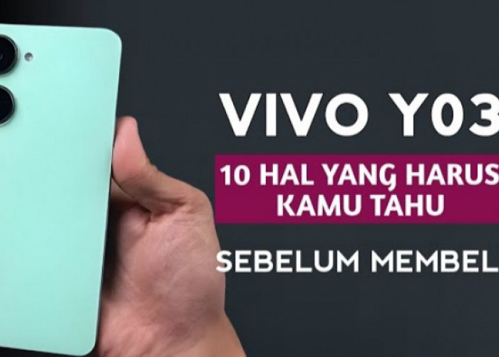 Vivo Y03, Hp Android Murah dengan Harga Cuma Rp1 Jutaan