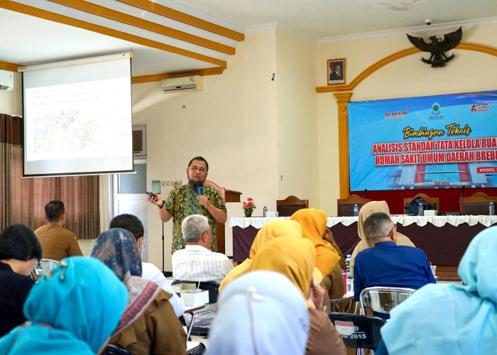 Perkuat Kapasitas Internal, Direksi dan Karyawan RSUD Brebes Digembleng Analisis Standar Tata Kelola Ruang