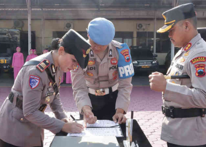 Kasatlantas dan Kasatintelkam Polres Grobogan Resmi Pindah Tugas, Ini Penggantinya