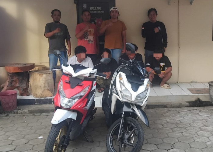 Komplotan Curanmor Bumi Mina Tani Terbongkar, Empat Pelaku Digulung Polresta Pati