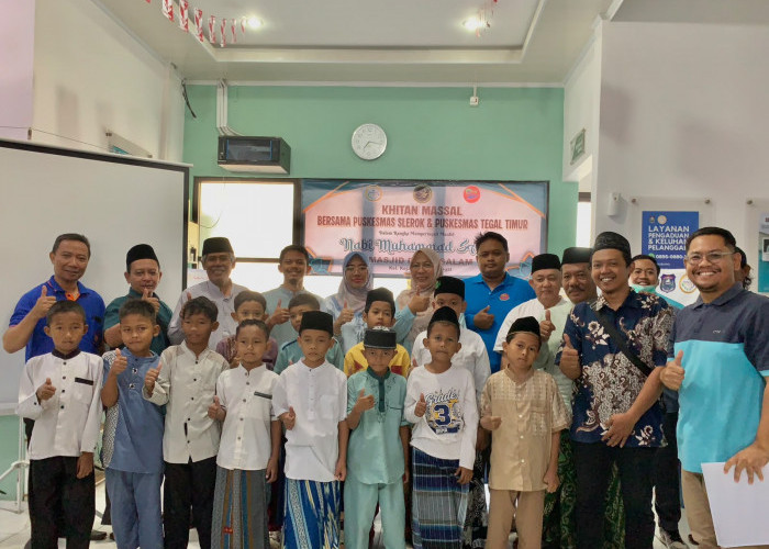 Aksi Nyata di Tegal: Masjid Darussalam Gandeng Dua Puskesmas Gelar Khitan Massal Gratis