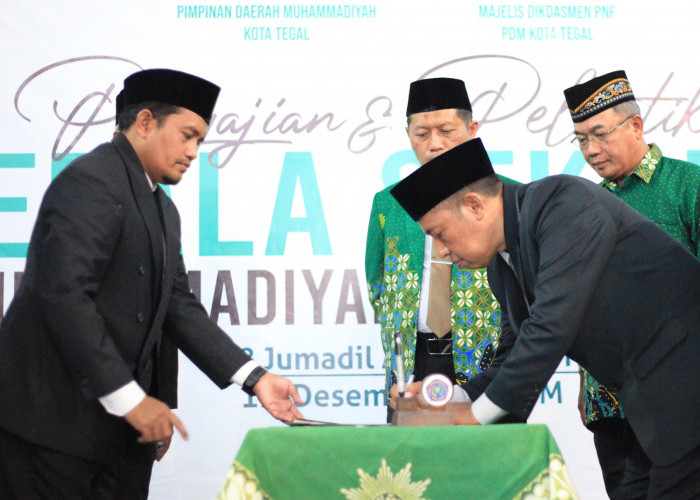 Ali Makmuri Resmi Jabat Kepala SMK Muhammadiyah 1 Kota Tegal