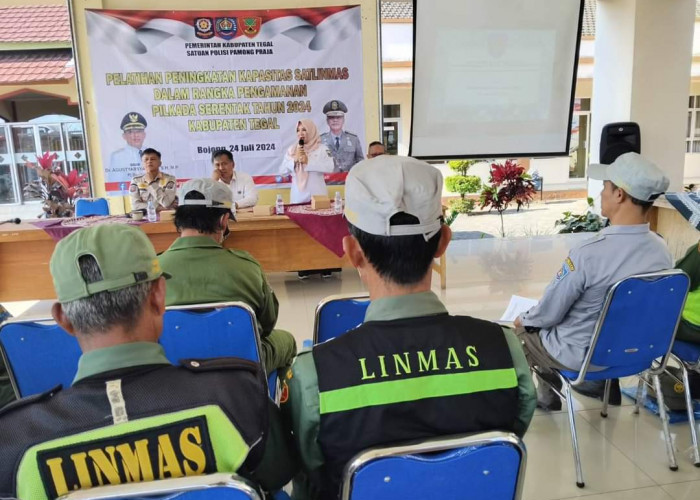 Satlinmas Bojong Kabupaten Tegal Siap Amankan Pilkada 2024 