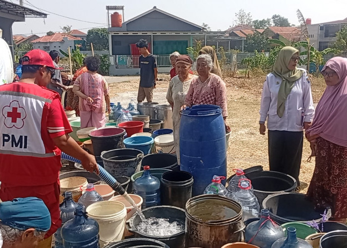 40 Desa Di Kabupaten Tegal Krisis Air Bersih, PMI Gercep Salurkan 264 Tangki