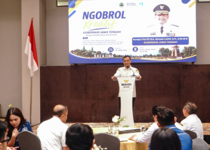 Ngobrol Kreatif Bersama Gubernur, Ahmad Lutfi Minta Pelaku Ekonomi Kreatif Diberikan Wadah