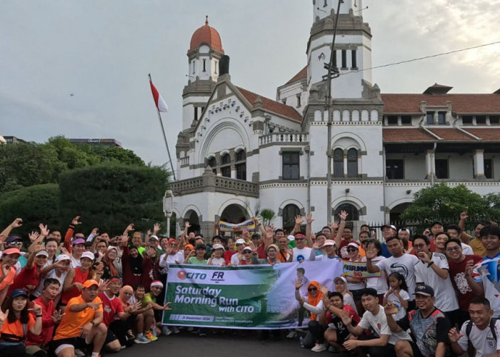 Ratusan Peserta Meriahkan Saturday Morning Run with CITO di Semarang