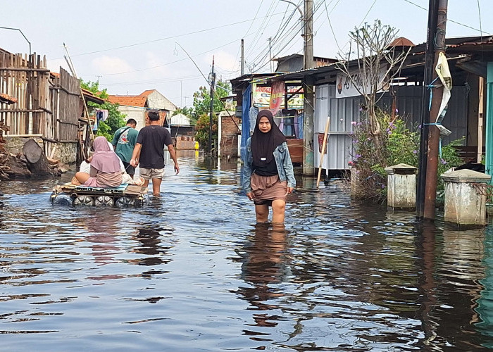 Hari Ulang Tahun Kota Pekalongan, Warga Pasirsari Masih Dikepung Banjir