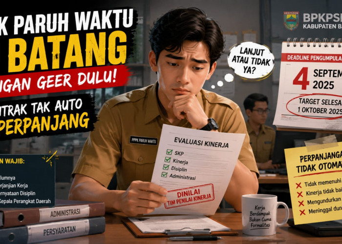 Deadline 4 September 2026, PPPK Paruh Waktu di Batang Auto Diperpanjang?