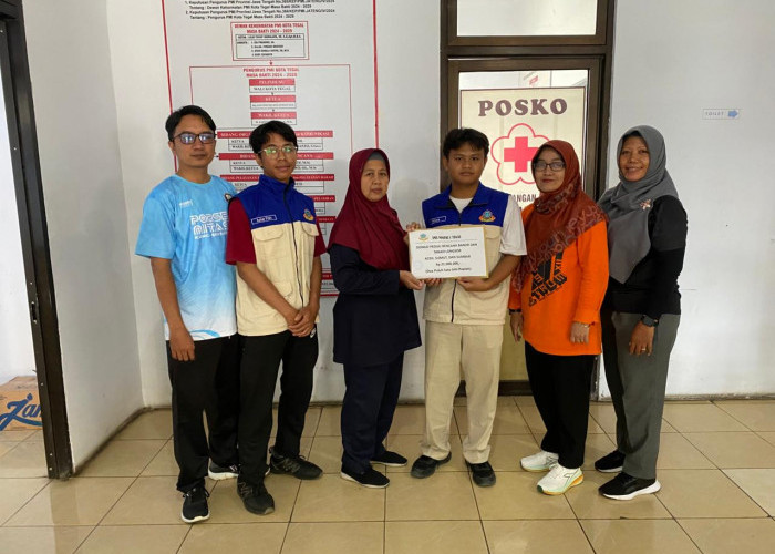 SMA Negeri 1 Tegal Kirim Donasi Rp21 Juta untuk Korban Bencana Aceh dan Sumatra