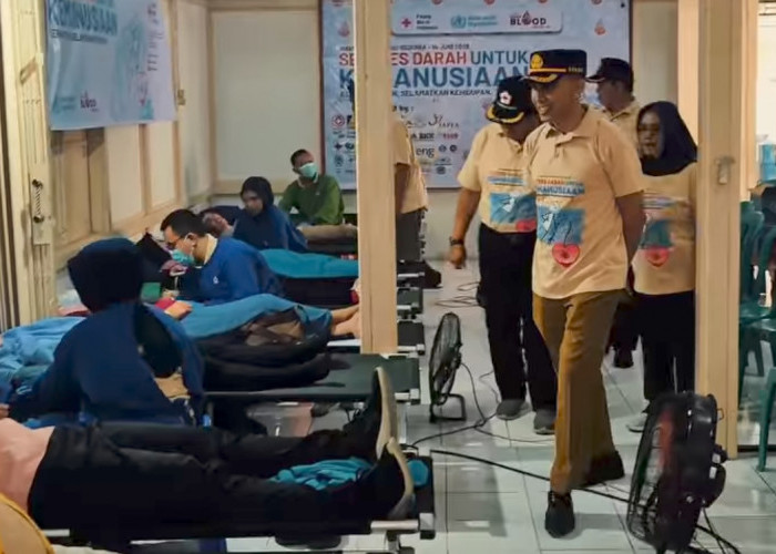 PMI Grobogan Berhasil Himpun 298 Kantong Darah Dalam Peringatan Hari Donor Darah Sedunia
