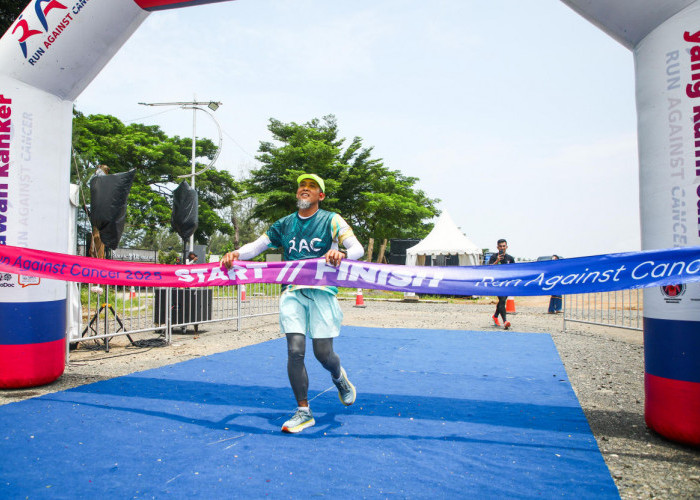 Sosialisasi Deteksi Dini Kanker Harus Digencarkan, Sekda Jateng Ikut Ultra Charity Run 55K