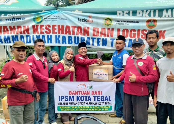 IPSM Kota Tegal Salurkan Bantuan untuk Korban Tanah Bergerak di Padasari