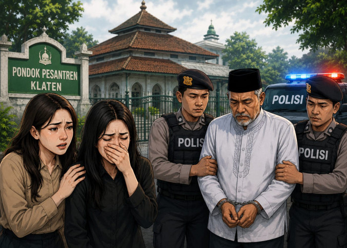Cabuli 2 Anak Kandung, Pendiri Ponpes di Klaten Ditahan dan Ditetapkan Tersangka