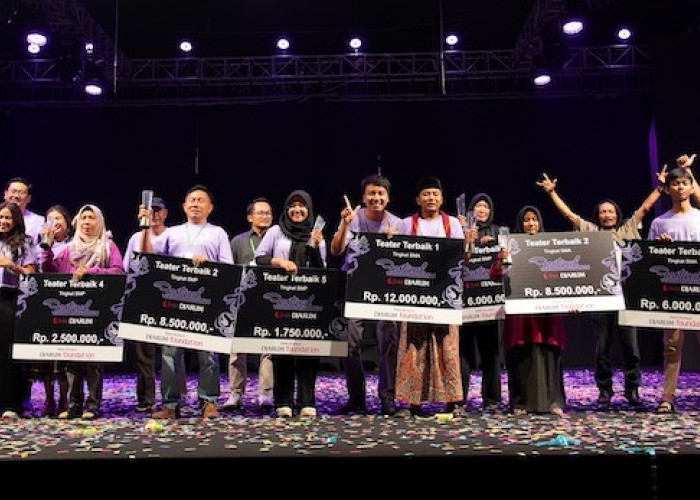 Kalahkan 41 Peserta FTP 2024, Teater Lembah Manah dan Teater Jangkar Bumi Kudus Tampil Juara