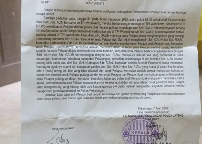Korban Diduga Hamil, Polres Pekalongan Dalami Kasus Kekerasan Seksual Anak