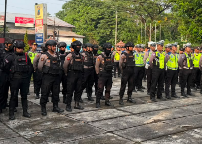 138 Polisi Berjaga di Jalur Penyekatan saat 610 Calon PSHT Cabang Boyolali Ikuti Pendadaran 