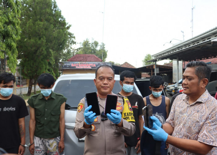 Nekat Beraksi di Sragen, Polisi Bekuk 5 Copet Spesialis Konser 