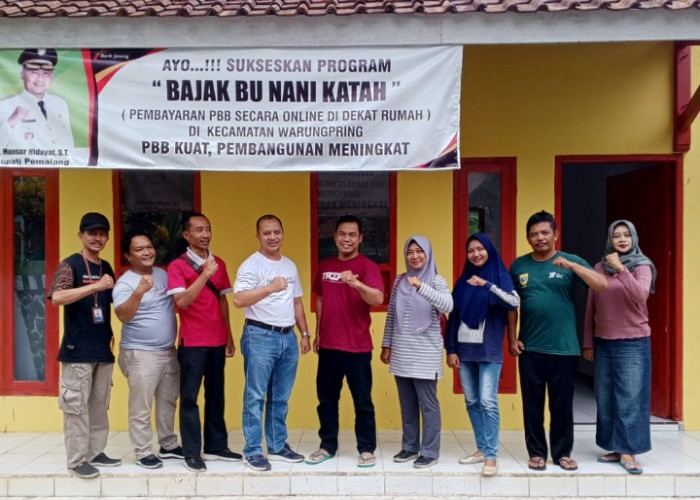 Program Bajak Bu Nani Katah Dongkrak PBB Kecamatan Warungpring Kabupaten Pemalang 