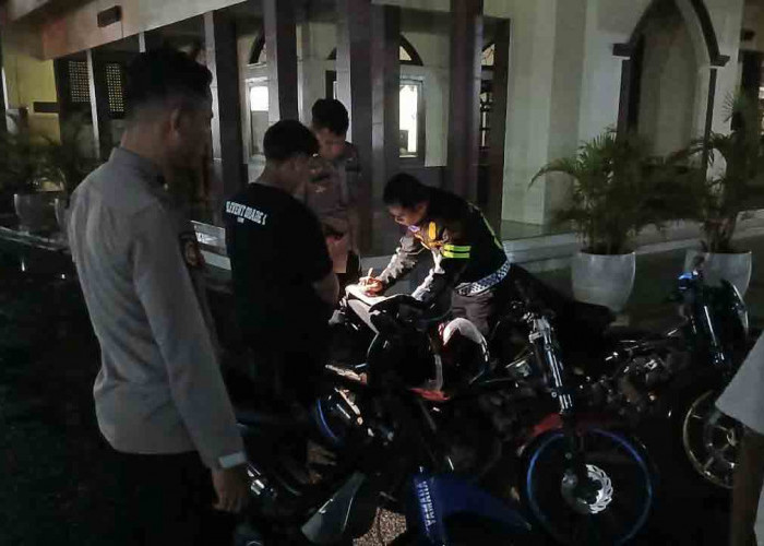 Polres Grobogan Amankan Tiga Pembalap Liar Saat Patroli Sahur