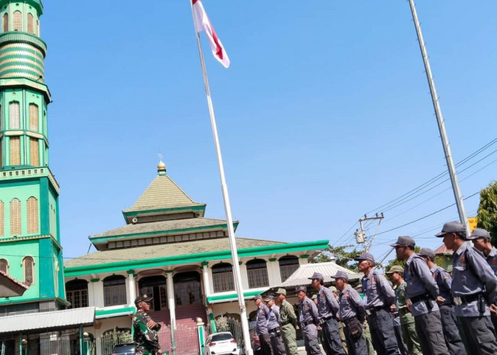 Jelang Pilkada 2024, Giliran Satlinmas Adiwerna Kabupaten Tegal Digembleng