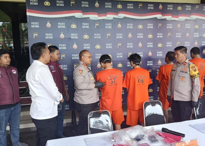 Polres Batang Gulung Dua Pengedar Sabu, Satu Pelaku di Luar Negeri