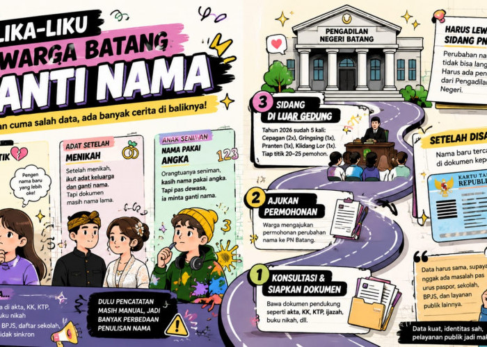 Lika-liku Warga Batang Ganti Nama: Ada yang Merasa Kurang Cantik, Adat hingga Pakai Angka