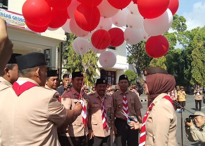 Diikuti Ratusan Anggota Pramuka, Pesta Siaga Kwarcab Grobogan Berlangsung Meriah