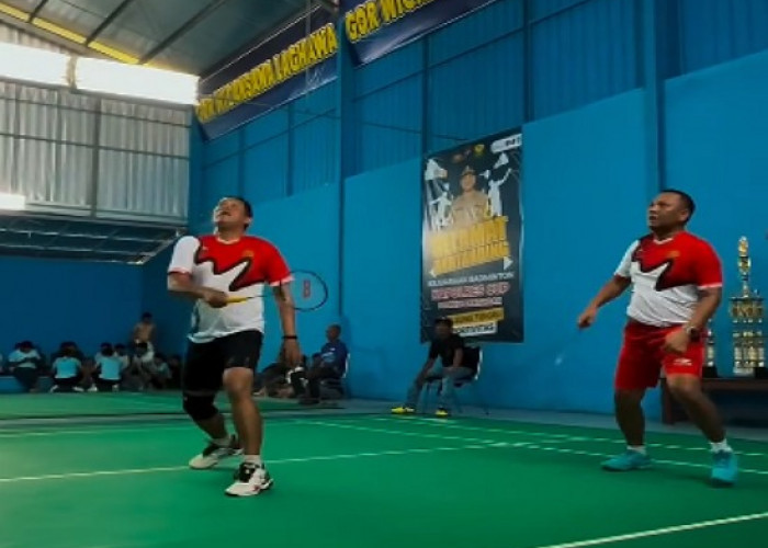 20 Tim Bulutangkis Berkompetisi di Turnamen Kapolres Cup 2025