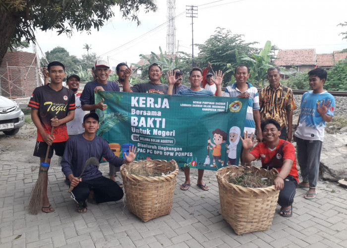 LDII Adakan Kerja Bakti Nasional Sambut HUT RI 