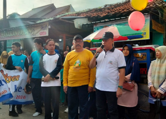 Ribuan Peserta Meriahkan Jalan Sehat SMP Musawerna Kabupaten Tegal 