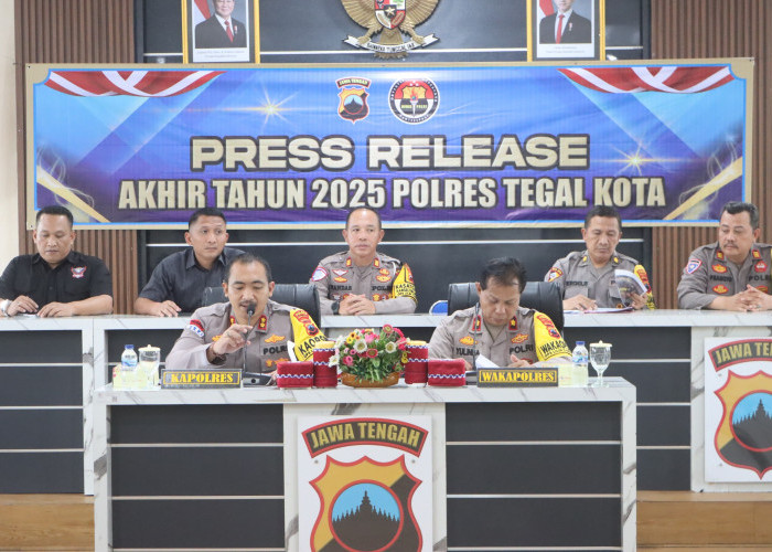 Angka Kriminalitas dan Kecelakaan di Kota Tegal Turun, Polres Siap Amankan Pergantian Tahun