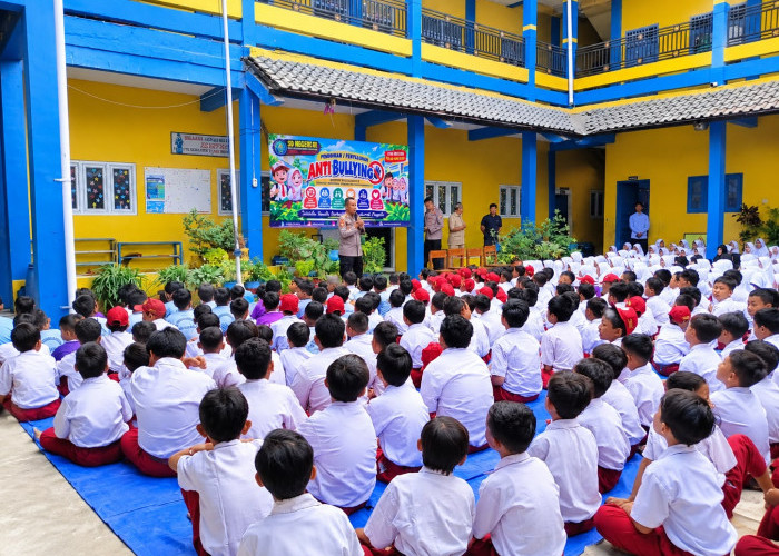 Polres Tegal Perangi Bullying Sejak Dini, Ratusan Pelajar Sekolah Dasar Dibina