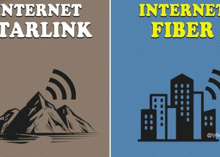 Perbedaan Starlink dan Internet Fiber