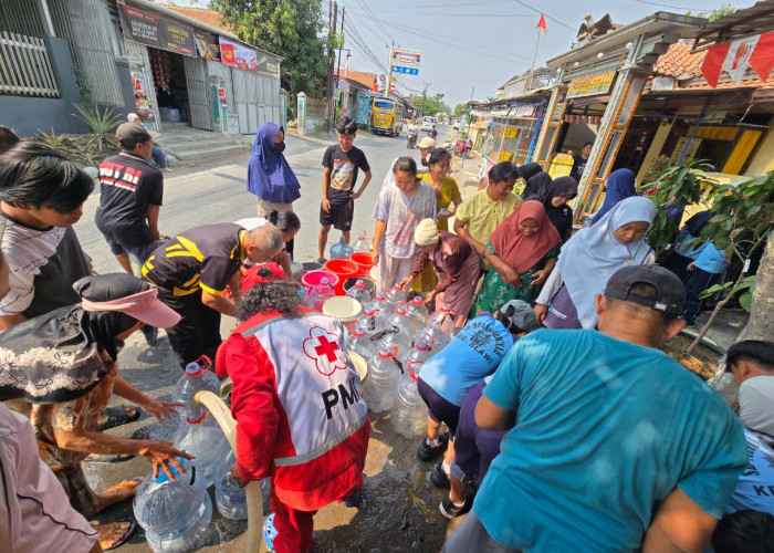 34 Desa di Kabupaten Tegal Krisis Air Bersih, PMI Gelontorkan 808 Ribu Liter 